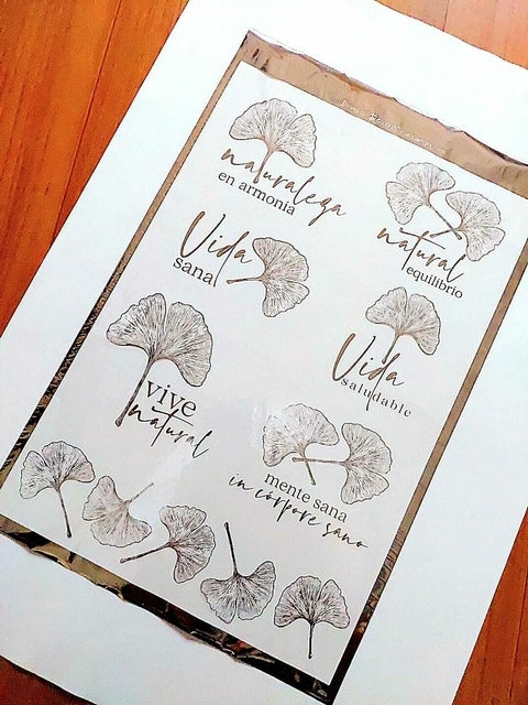 FOIL STAMPING PELTRE BUENOS DESEOS A4 COD.025