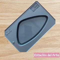 MOLDE 21X12CM P/BANDEJA/PORTAVELAS Y MAS (PARA USAR CON CEMENTO, RESINA ECOLOGICA, YESO)COD 302 - Estación del Arte 