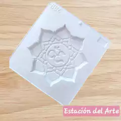 Molde 16CM P/BANDEJA/PORTAVELAS Y MAS (PARA USAR CON CEMENTO, RESINA ECOLOGICA, YESO) COD 398 - Estación del Arte 