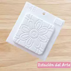 MOLDE 10CM P/POSAVASO/PORTAVELAS Y MAS (PARA USAR CON CEMENTO, RESINA ECOLOGICA, YESO) COD 348 - Estación del Arte 