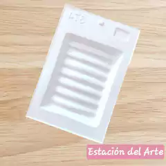 MOLDE BASE JABONERA 13,5X10CM (PARA USAR CON CEMENTO, RESINA ECOLOGICA, YESO)COD 374 - Estación del Arte 