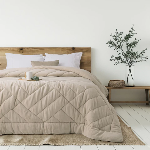 Edredón coral fleece Ottawa – 1½ Plaza