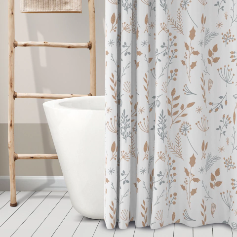 Cortina de Baño de Vinilo Primavera