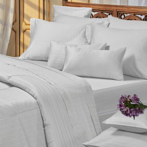 Juego de Sábanas Danubio Dobby 300 Hilos