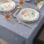 Mantel Flowry Azul