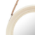 Espejo Colgante Soga Crema - comprar online