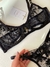 Conjunto Penélope - Tule preto - Eufloria Lingerie