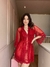 Robe de Tule Crysna - Vermelho - Poá - Eufloria Lingerie
