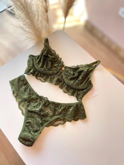 Conjunto Linda - Verde militar