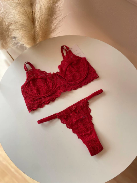 Conjunto Ágata - Vermelho Rubi - comprar online