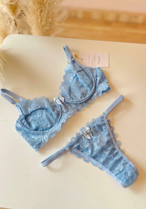 Conjunto Ágata - Azul Bebê - comprar online