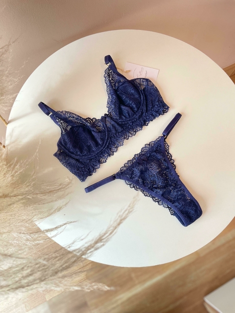 Conjunto Ágata - Azul marinho - comprar online