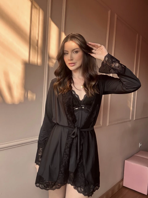 Conjunto Milca 3 Peças - Preto - comprar online