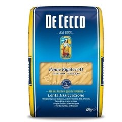 Pasta seca italiana De Cecco x 500 grs (Spaguetti - Penne Rigate) (Origen Italia)