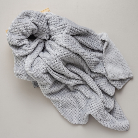 Manta Piel Honey Gris