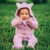 Conjunto Lila "Amor" (1,3 y 6 meses)