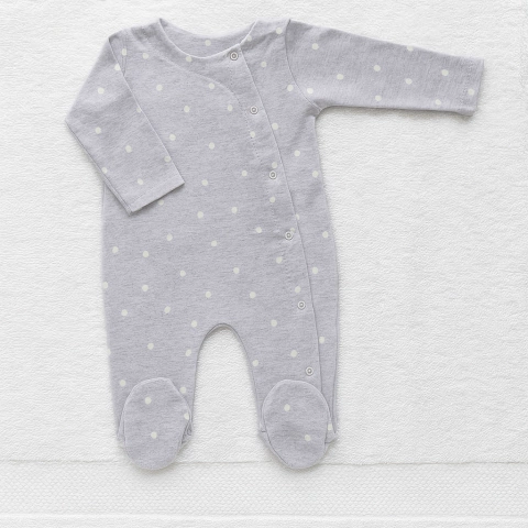 Pijama/enterito lunar gris ( Talle Rn) - comprar online