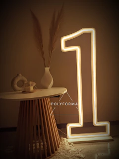 Numero NEON 100cm de alto