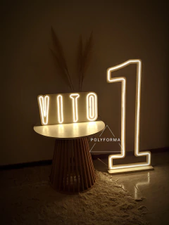 Numero NEON 100cm de alto - tienda online