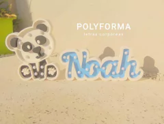 Nombre 4 letras 20cm con luz en internet