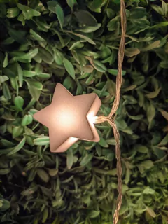 Guirnalda Luces Led A Pila Con Estrellas Polifan