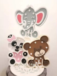 Nombre 3 letras + Animalito a elección - comprar online