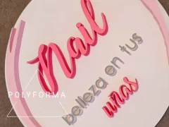 Logo corpóreo circular personalizado