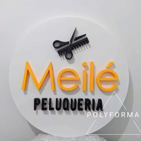 Logo corpóreo circular personalizado