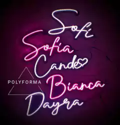 Imagen de Nombre Neon 25x60cm