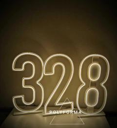 PACK x 20 Letras o numeros surtidos NEON 50cm de alto - tienda online