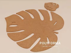 COMBO plato de Sitio Hoja Monstera x 4 - POLYFORMA
