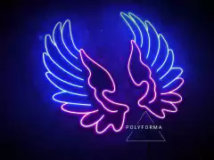 Alas Angel Bicolor neon - POLYFORMA