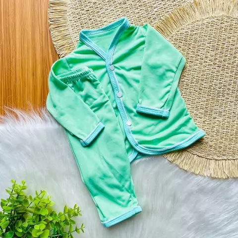 Pijama Americano Verde Água - comprar online