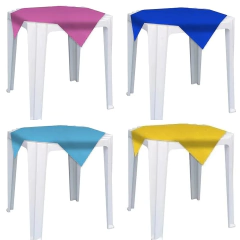 Imagem do Toalha De Mesa Cobre Mancha 05 UNIDADES TNT 70x70 Decoração Festa Buffet Casamento Toalha mesa convidados