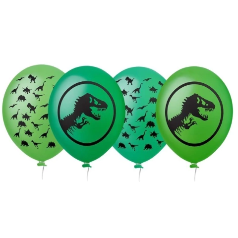 Balão Festa Dinossauro 11 Polegadas 25 Unidades Balão Festa Jurassic Park Dinossauros Festa Tema Dino Festa Infantil Jur