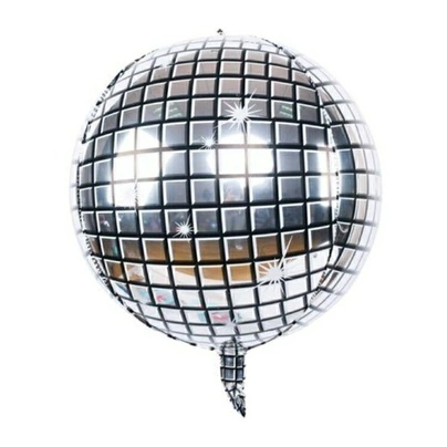 Balão Metalizado Discoteca Globo Espelhado 56cm