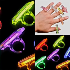 Anel Néon Festa Neon 5 Unidades Sortidos Anel Luz Negra Balada Néon