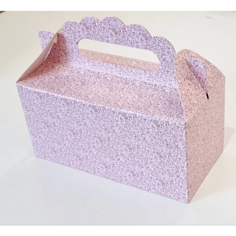 Caixa Surpresa Rosa 5 Unidades Caixa Maleta Lembrancinhas Festas Infantil