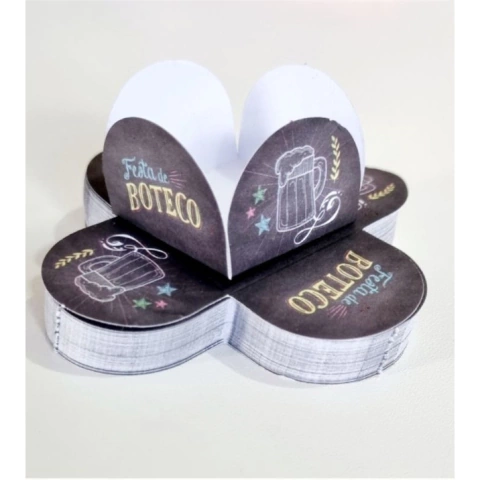 Forminha Festa Boteco 50 Unidades Decoração Festa de Bar Boteco