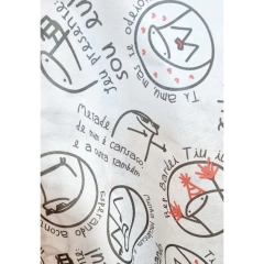 Toalha TNT Painel Festa Cake Flork Meme Bento 140x200 Decoração Meme Bento Flork - loja online