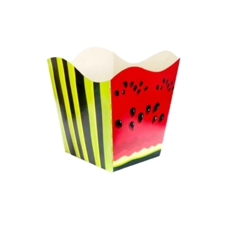 Cachepô Festa Melancia 10 Unidades Cachepot Decoração Melancia Festa Magali