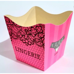 Cachepot Festa Chá de Lingerie 10 UN. Cachepo Decoração Festa Lingerie