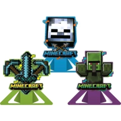 Decoração De Mesa Festa Minecraft Grafite 6 Unidades Regina Festas - comprar online