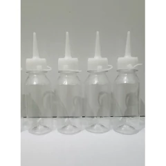 Frascos Plástico para Tintas Com Bico Aplicador 100ml 1 UNIDADE