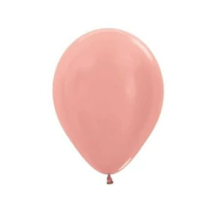 Balão Metal Rose Gold Sempertex R5" Alta qualidade 50 UNIDADES Balão Número 5" Polegadas BALÃO Metálico TOPPER DE BOLO B