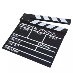 Claquete Cinema 30x26,5 Claquete Universal Studios MDF Quadro Decorativo Claquete Profissional