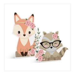 Kit Festa Infantil Bosque Dos Sonhos Raposa Boque Raposa Festa Menina - loja online