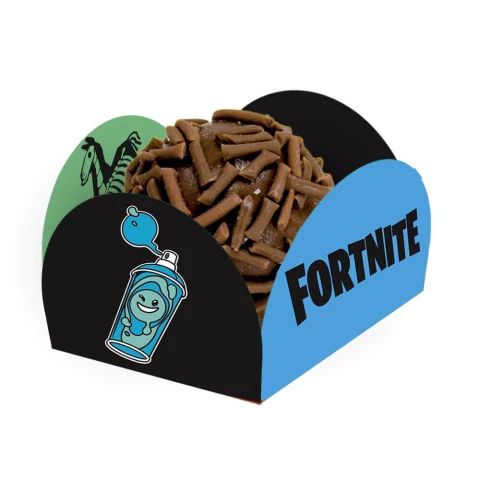 Porta Forminha Festa Fortnite 40 Unidades Aniversário Vídeo Game Jogo Fortnite