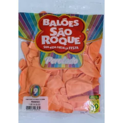 Balão Perolado Tons Pastéis 9 Polegadas com 25 UNIDADES São Roque Balões - Festejando25