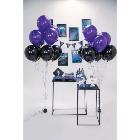 Kit Festa Gamer 58 Peças Festa Vídeo Game Jogos Playstation